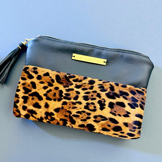 Leopard Print Clutch