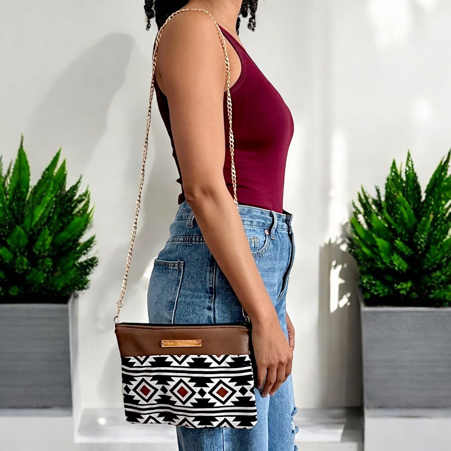 Aztec Print “Karsyn” Crossbody Purse