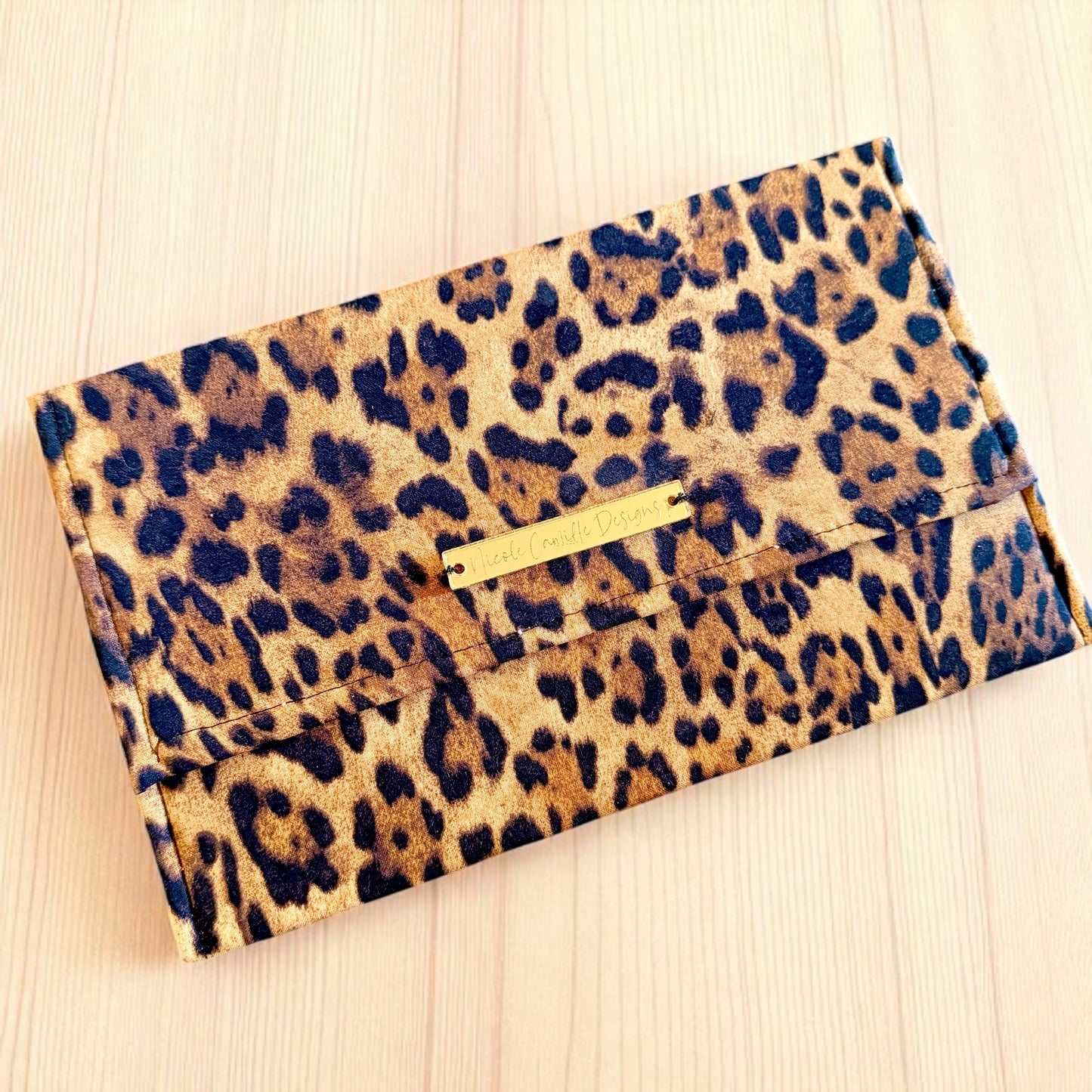 Leopard Print Cloth Clutch