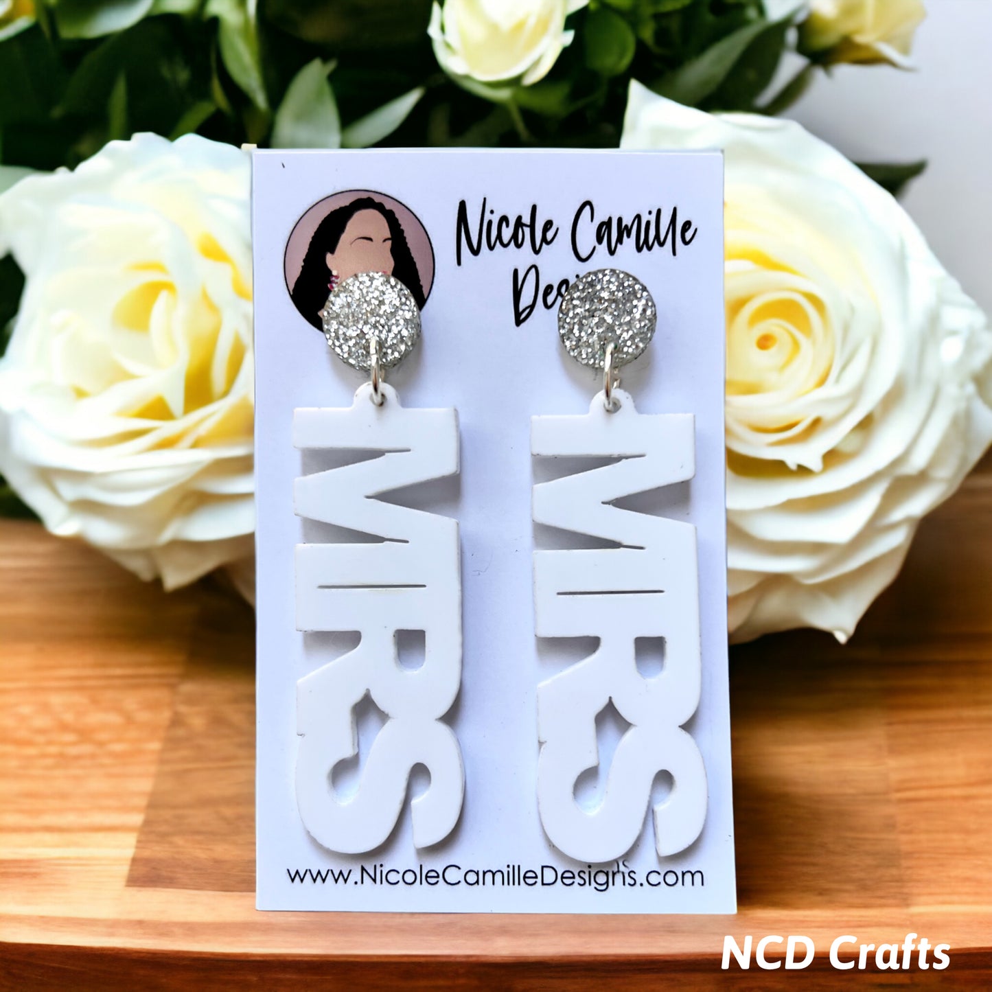 Bride to Be Acrylic Earrings