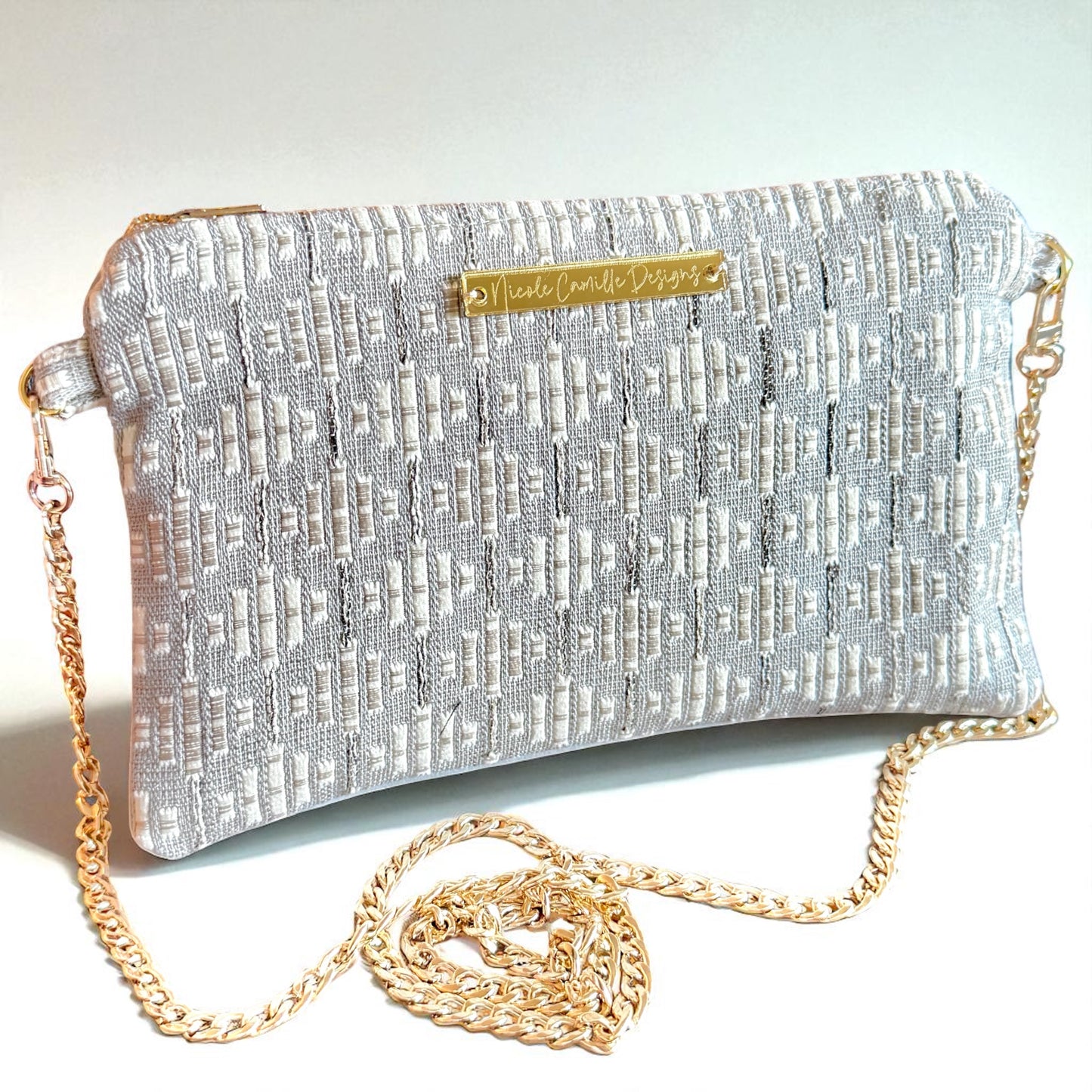 Fall Gray Crossbody Purse
