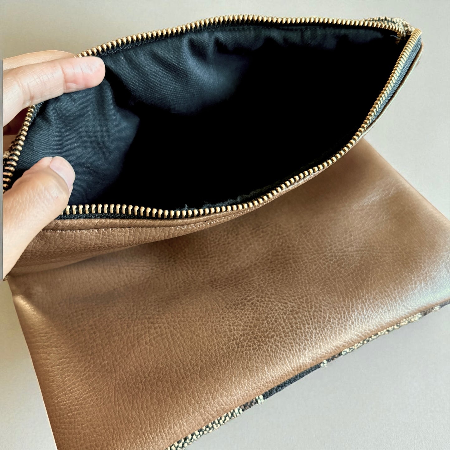 Fall Plaid Foldover Clutch