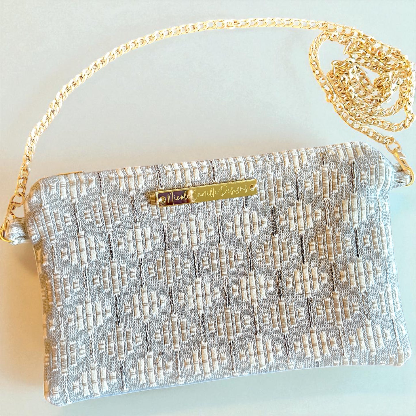 Fall Gray Crossbody Purse
