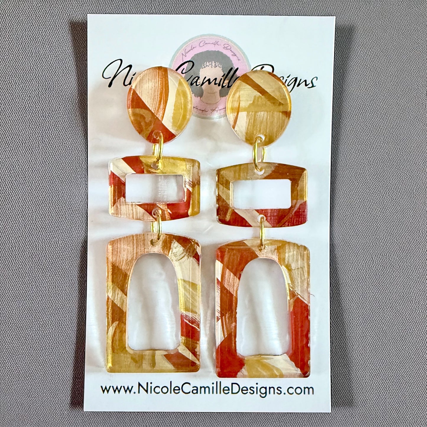 Fall Mix “Accra” Acrylic Earrings