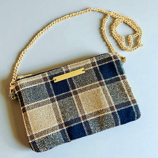 Fall Plaid Crossbody Purse