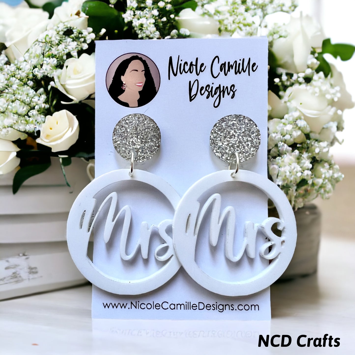 Bride to Be Acrylic Earrings