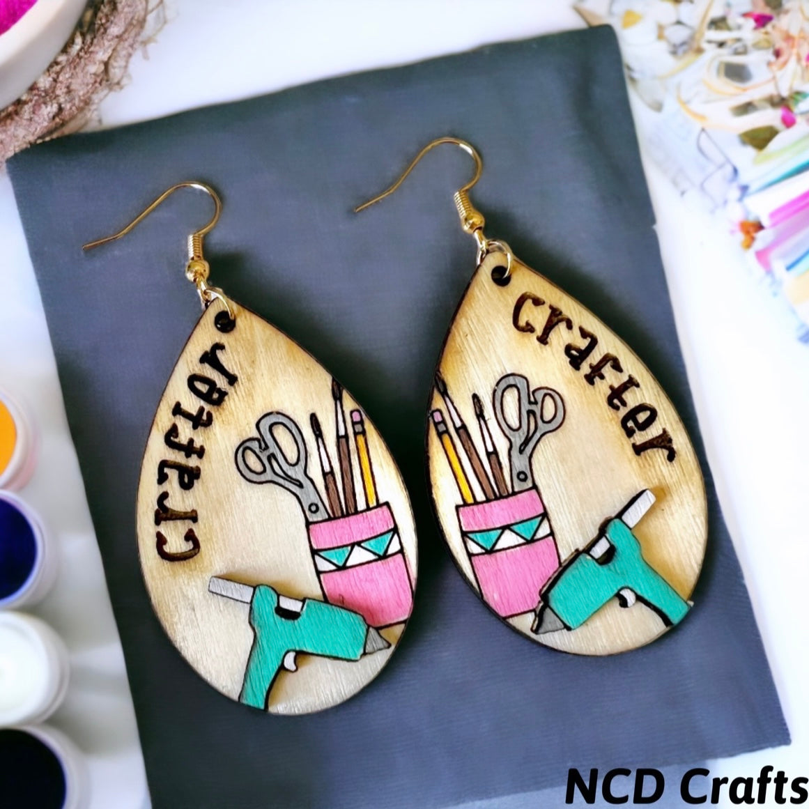 Crafter Wood Earrings