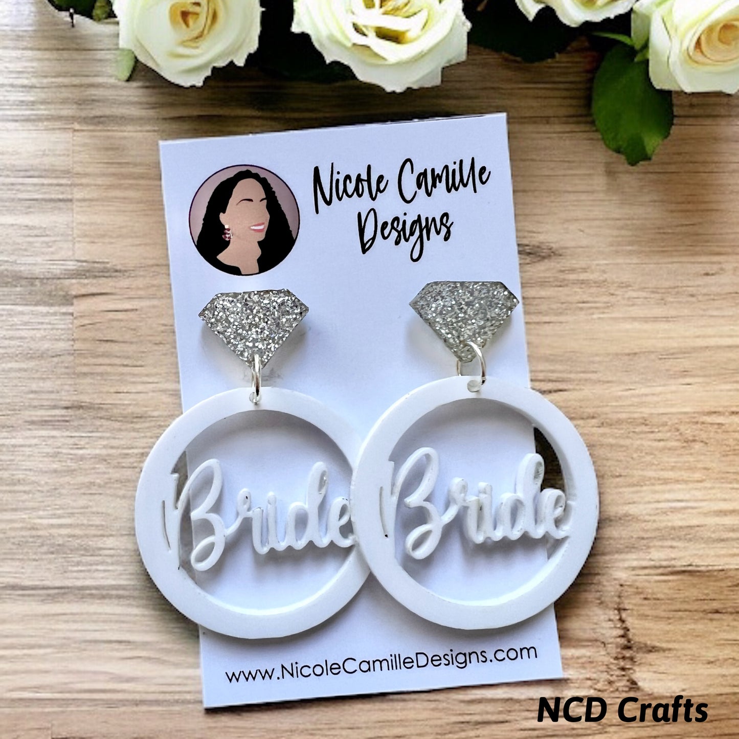 Bride to Be Acrylic Earrings