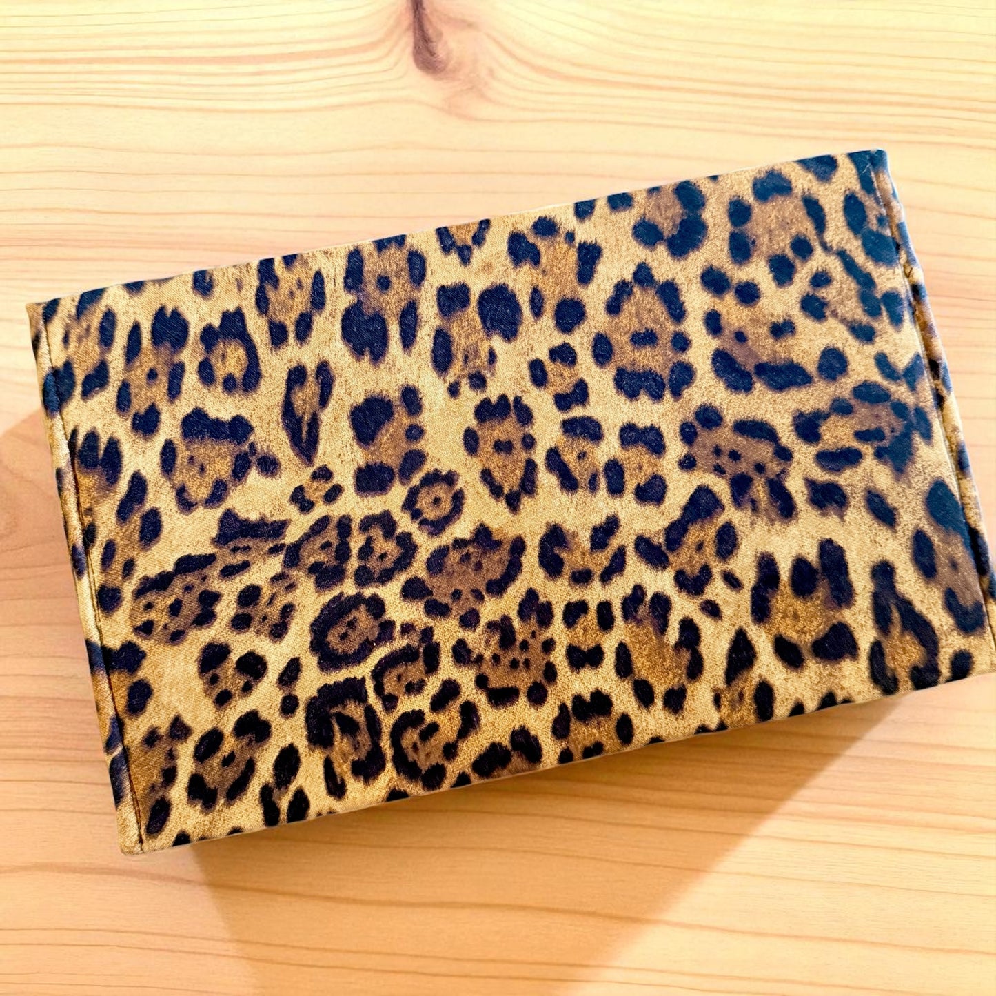 Leopard Print Cloth Clutch