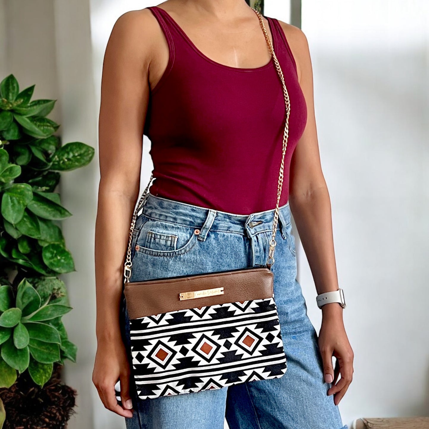 Aztec Print “Karsyn” Crossbody Purse
