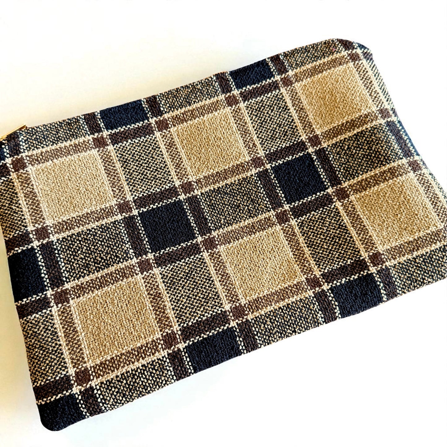 Fall Plaid Large Clutch