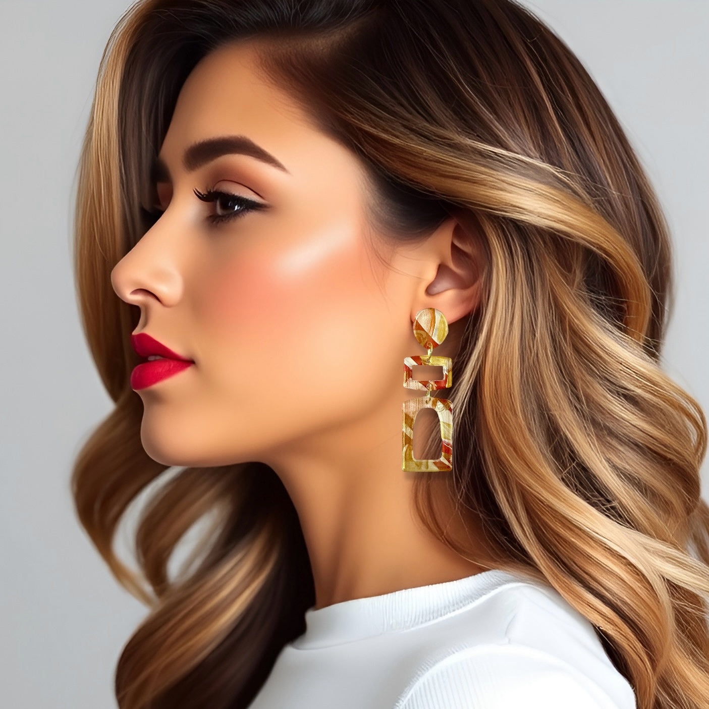 Fall Mix “Accra” Acrylic Earrings