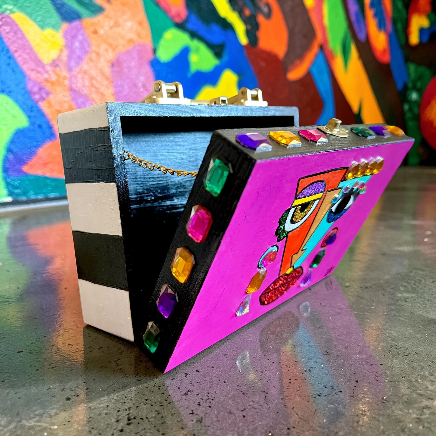 JCPA Wood Clutch Purse 2