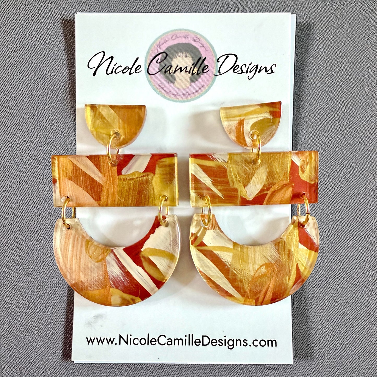 Fall Mix “Megan” Acrylic Earrings