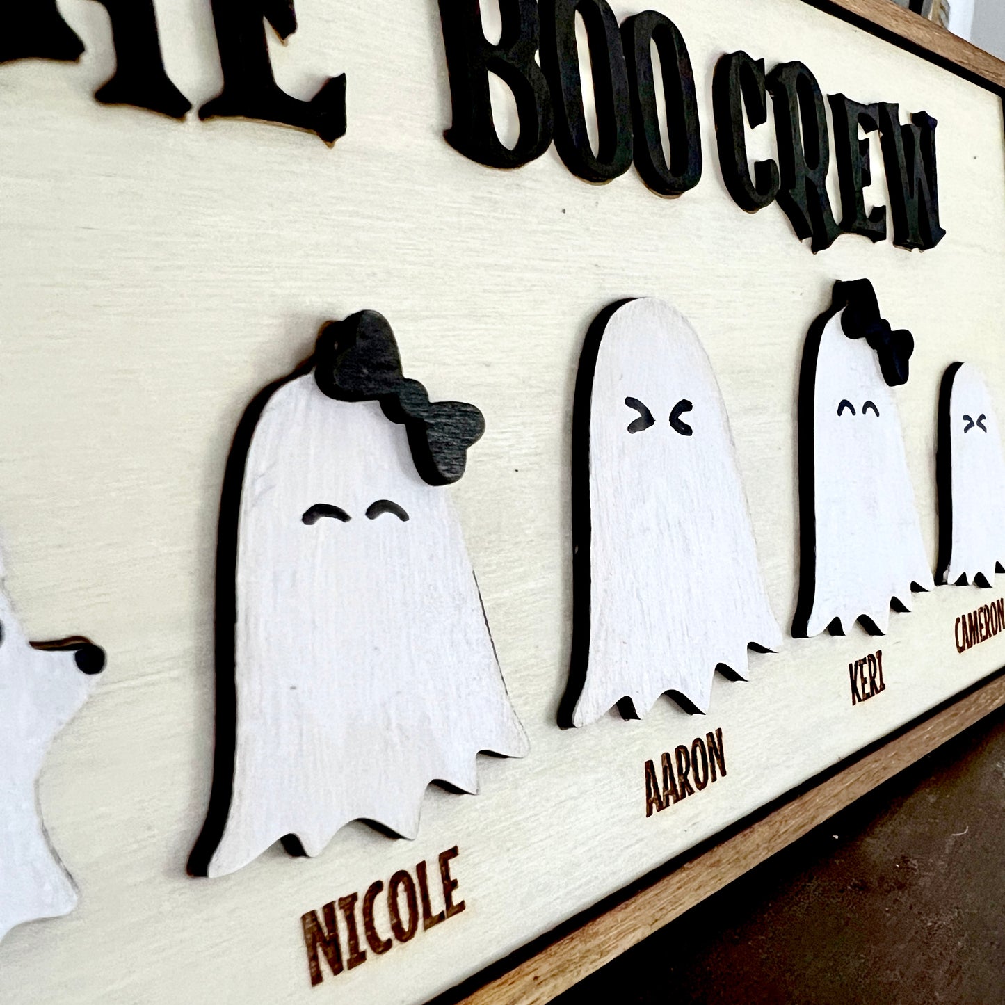 The Boo Crew Personalized Sign