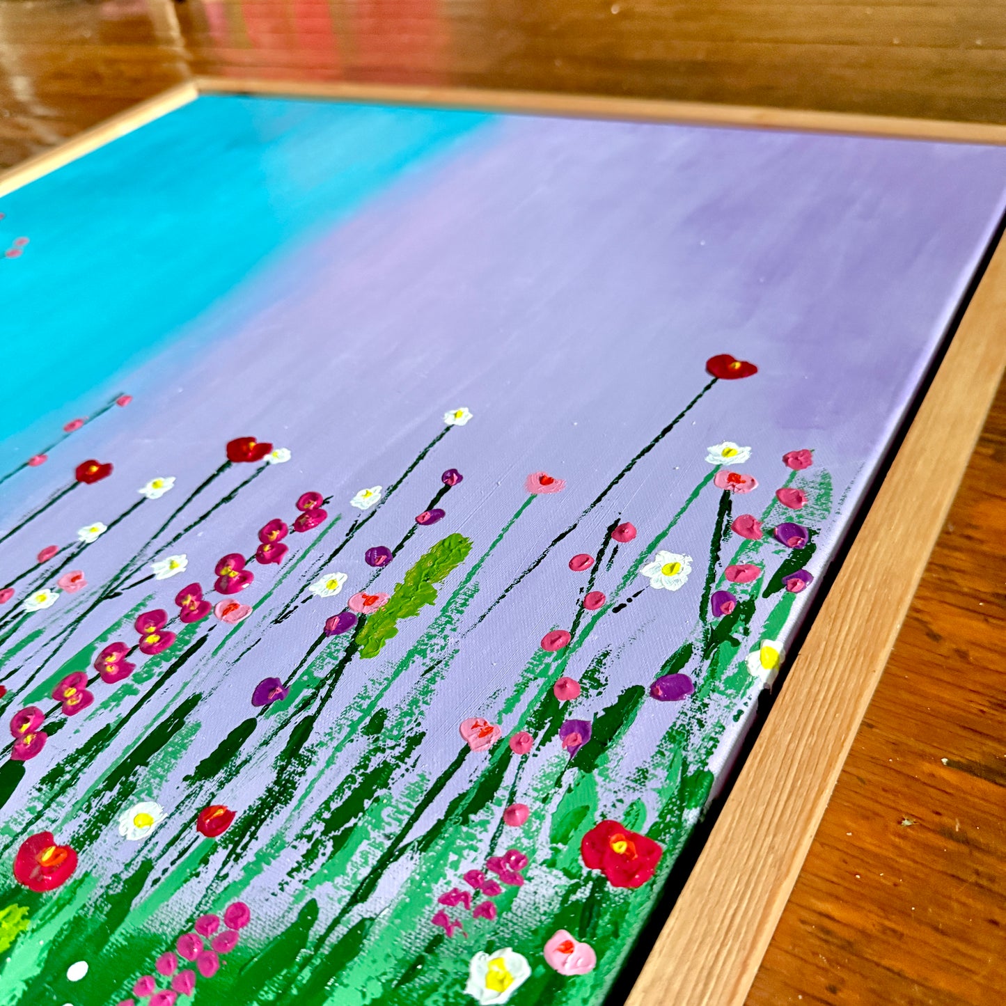 Aqua Lavender Meadow