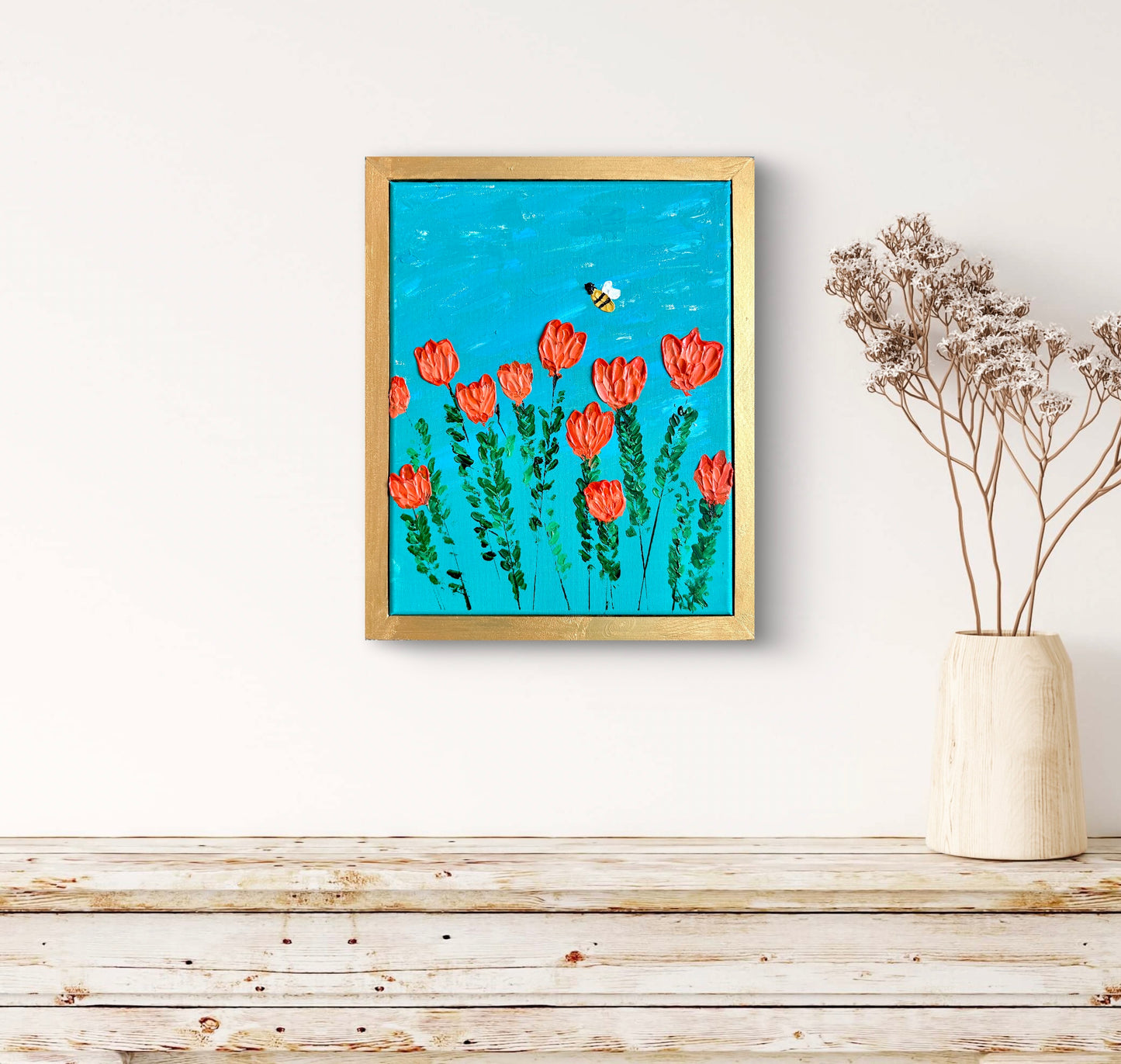 Field of Orange Tulips