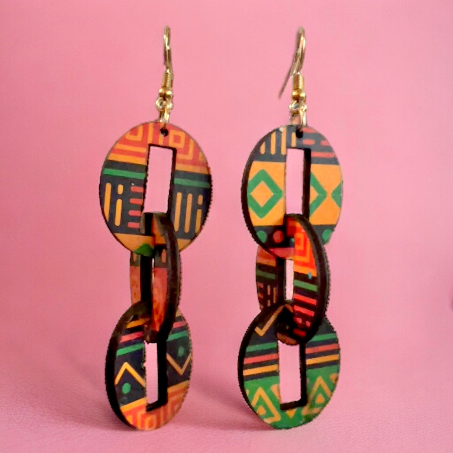 Link Earrings Earrings DIGITAL FILE SVG