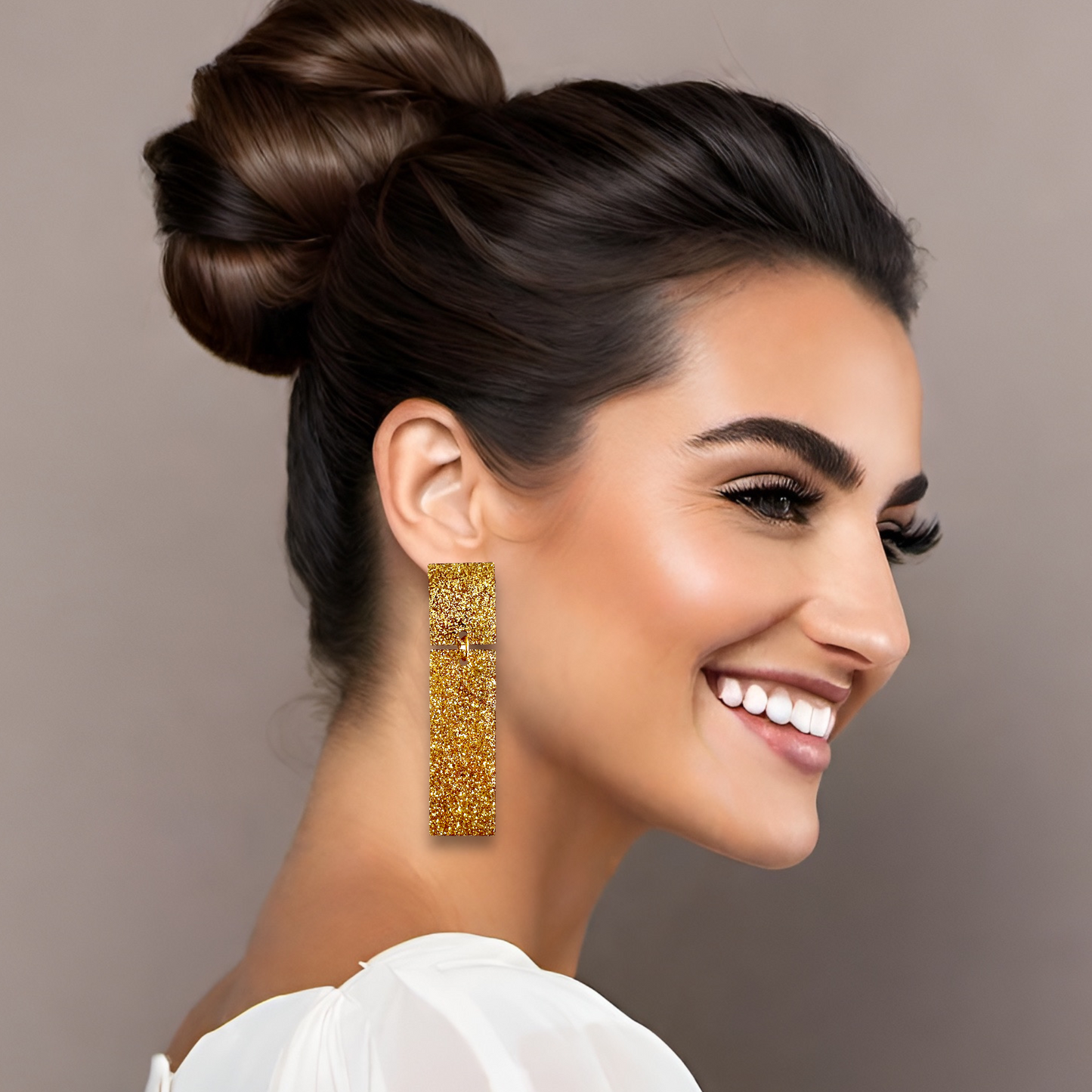 Big Rectangle Statement Earrings DIGITAL FILE SVG