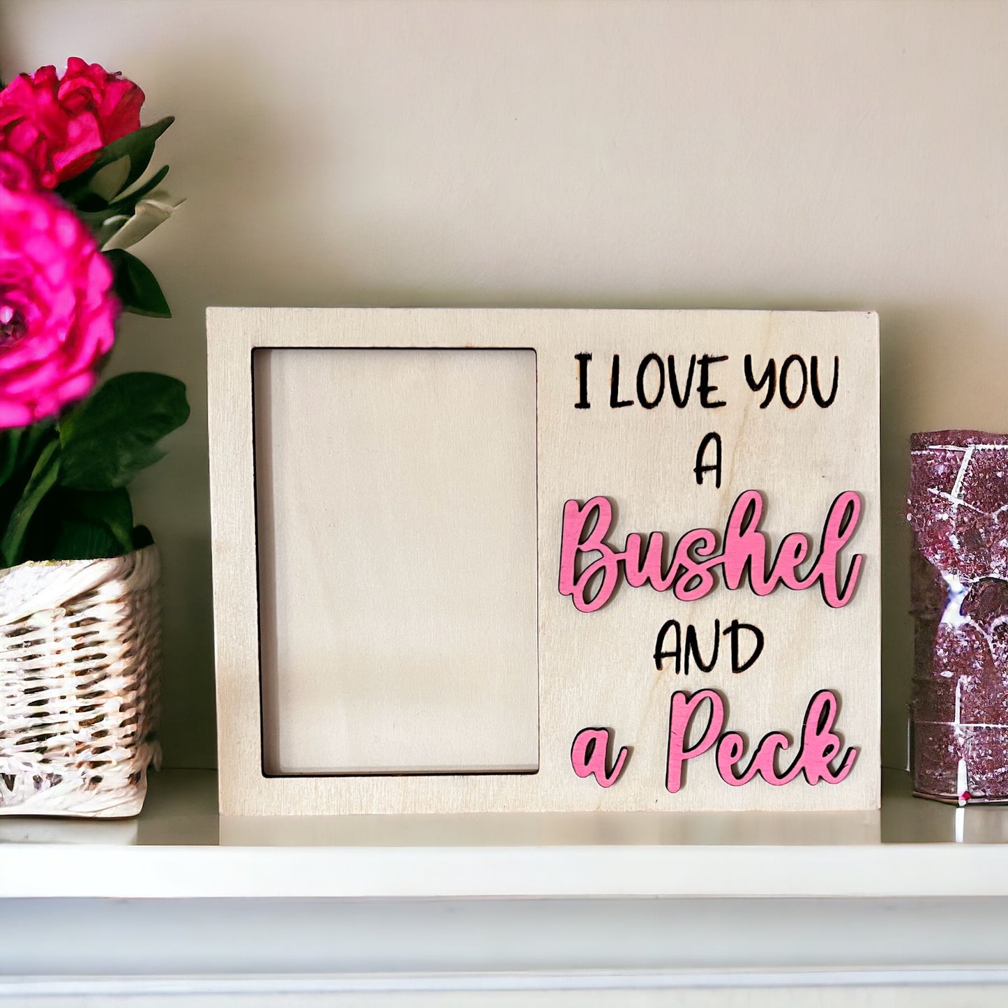 Bushel and a Peck Frame DIGITAL FILE SVG
