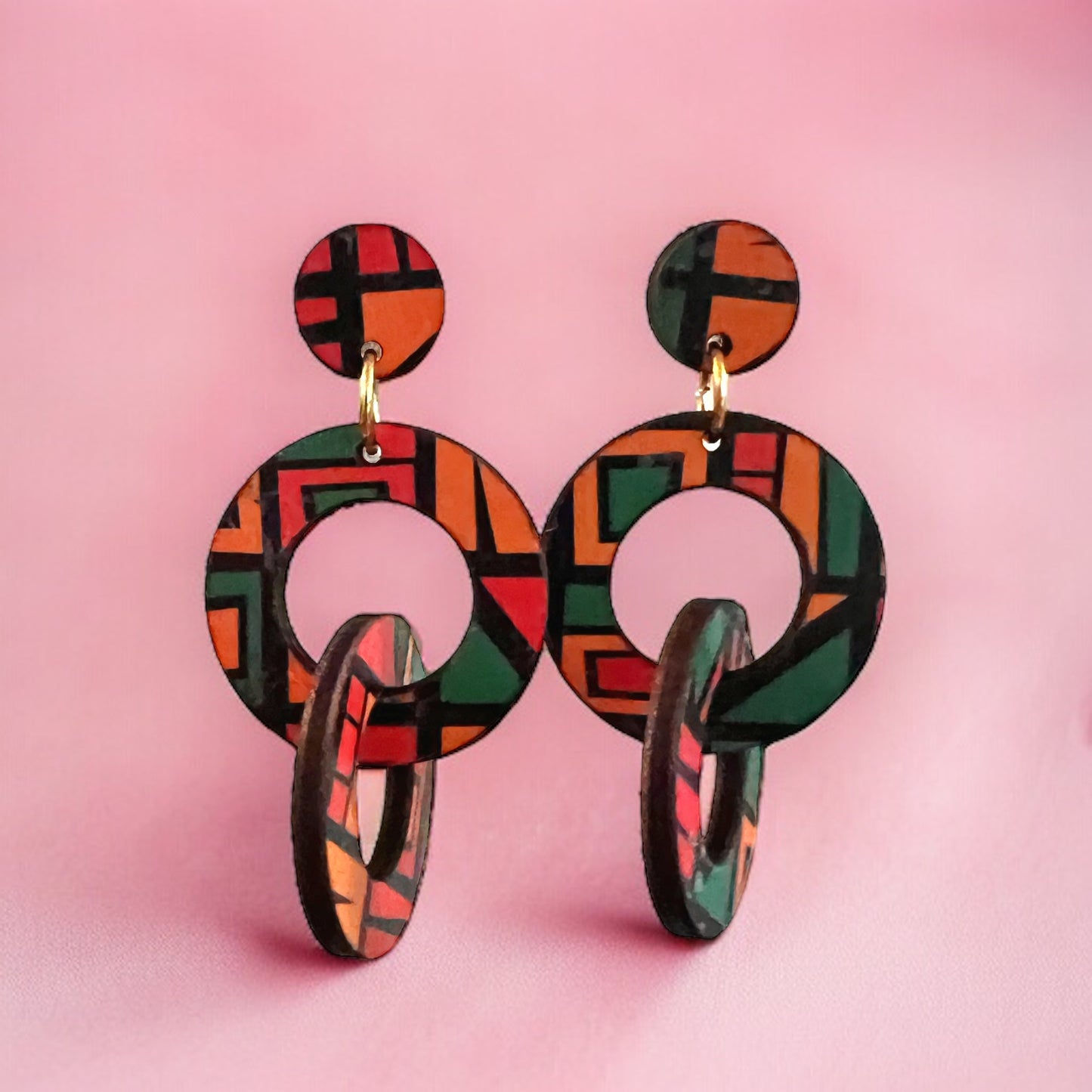Link Earrings Earrings DIGITAL FILE SVG
