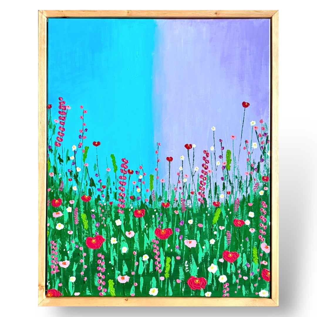 Aqua Lavender Meadow