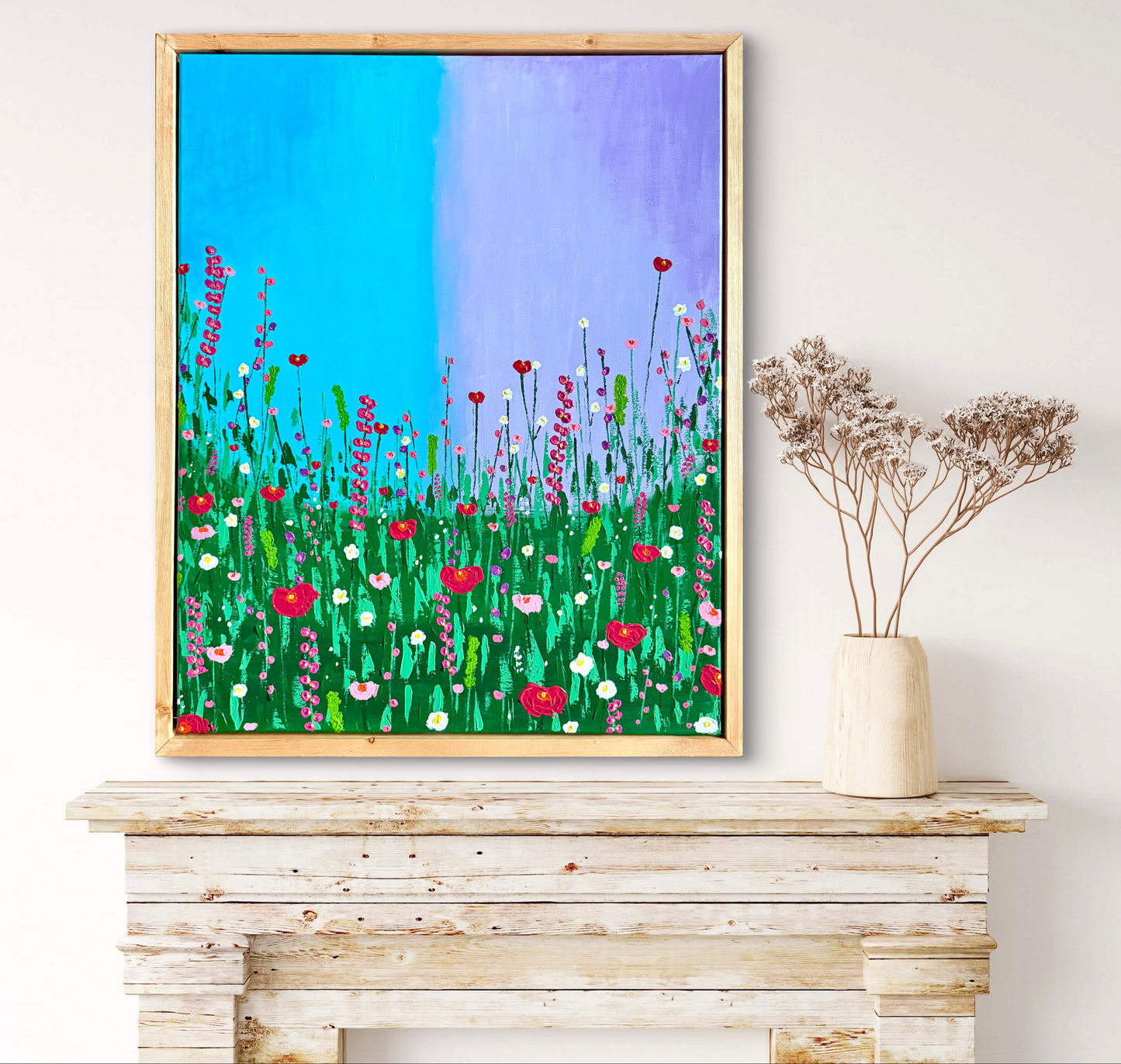 Aqua Lavender Meadow