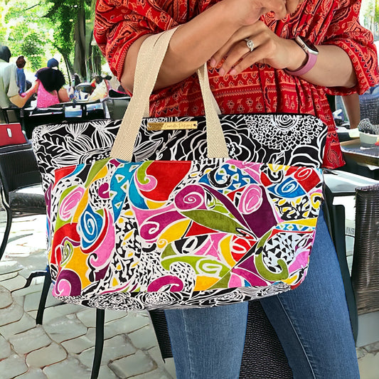 Colorful Abstract Duo Tote