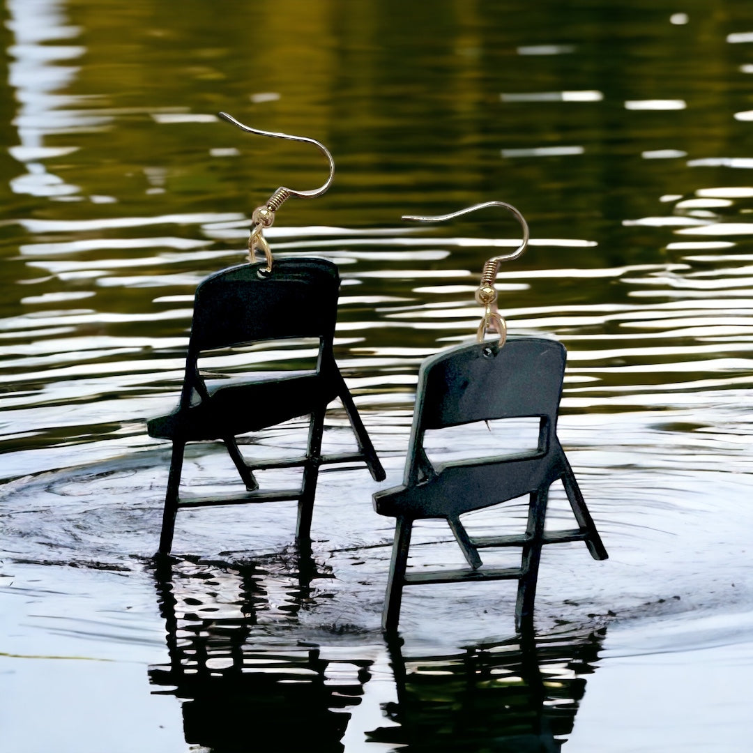 Folding Chair Acrylic Earrings