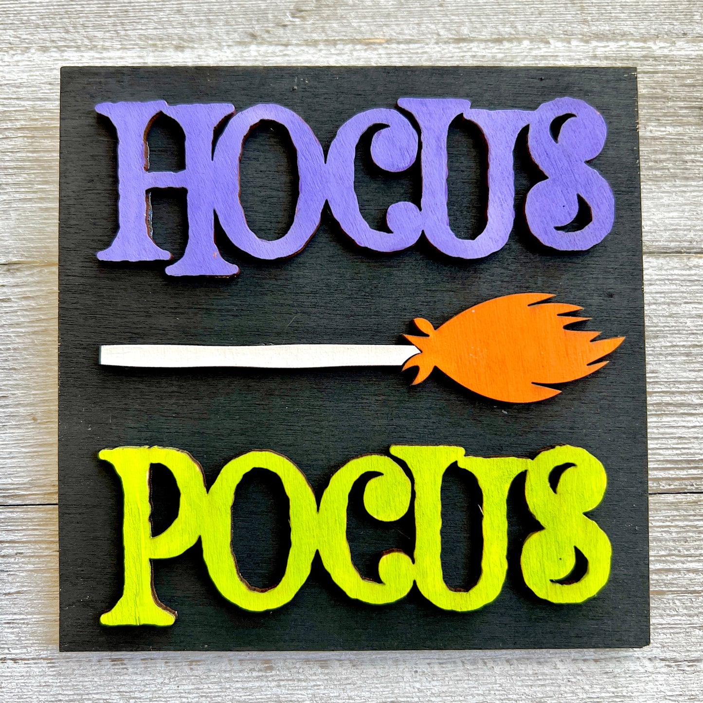 Small Halloween Wood Signs (Set of 2)