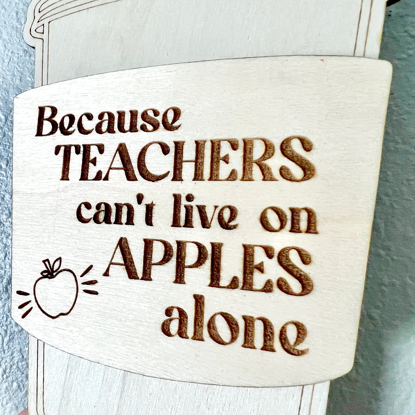 Teacher Gift Card Holder