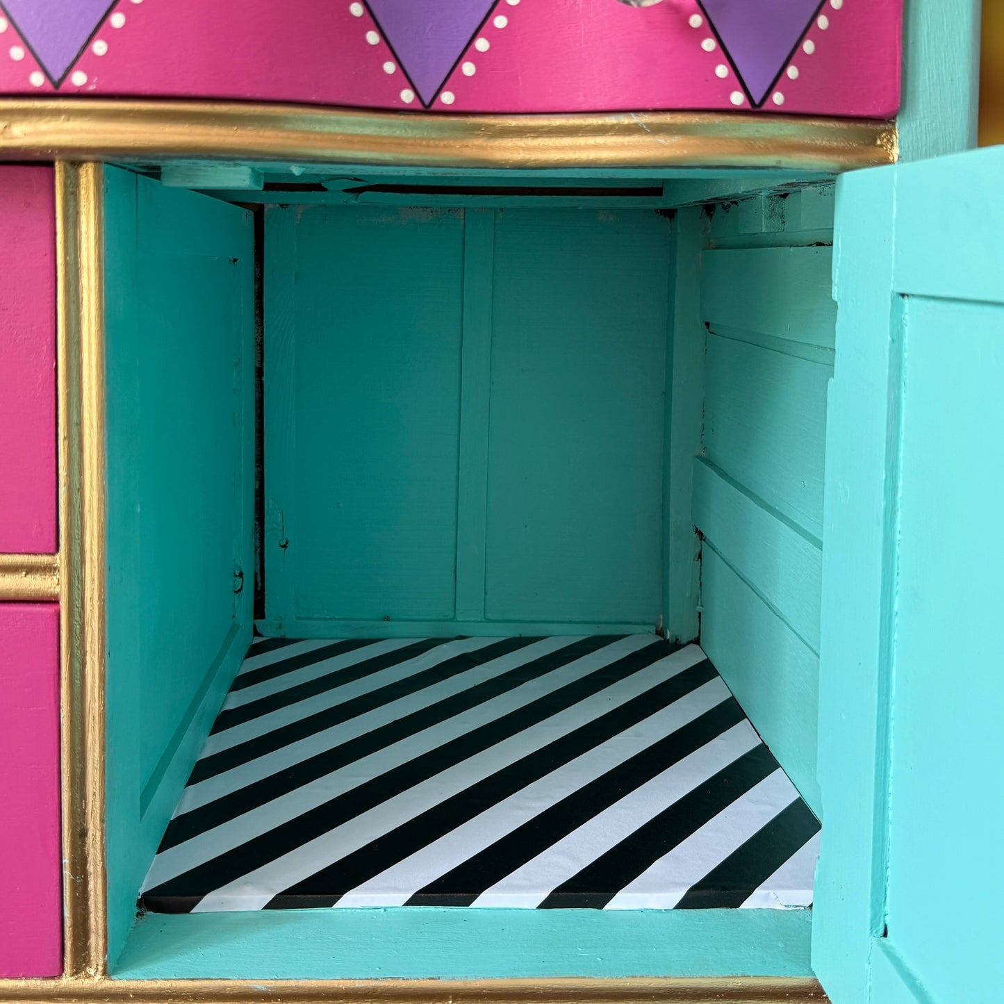 Funky Harlequin Cabinet