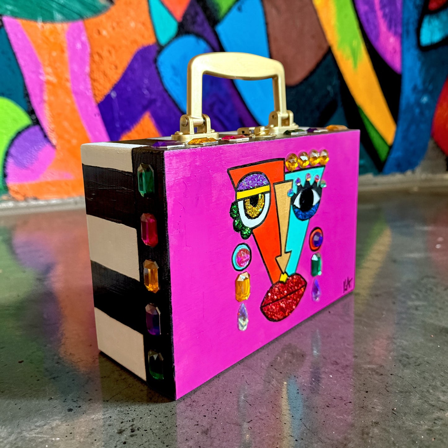 JCPA Wood Clutch Purse 2