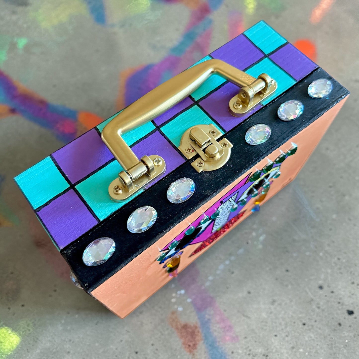 JCPA Wood Clutch Purse 1