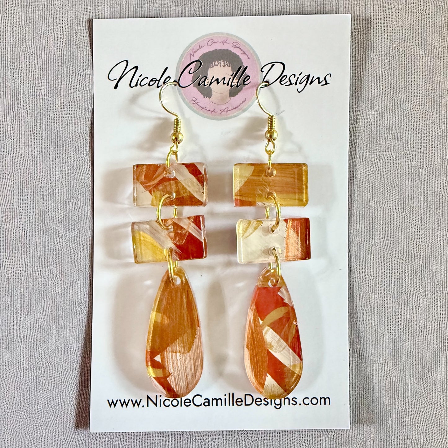 Fall Mix “Milan” Acrylic Earrings