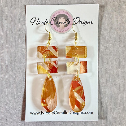 Fall Mix “Milan” Acrylic Earrings