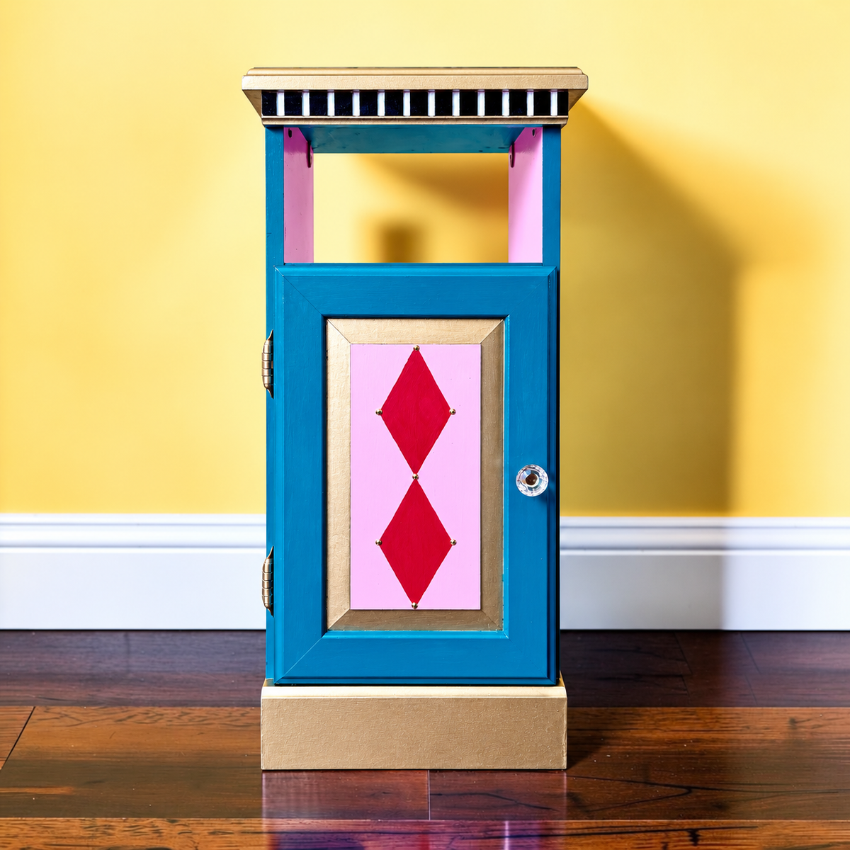 Jeweled Harlequin Accent Table