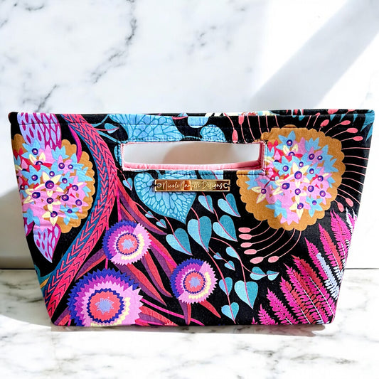 Bold Colorful Floral Handbag