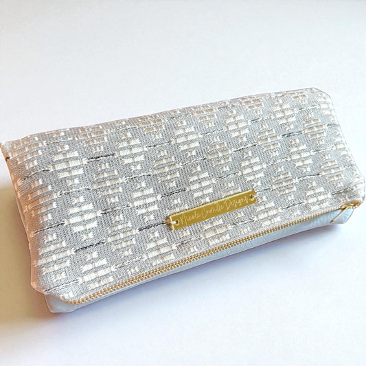 Fall Gray Foldover Clutch