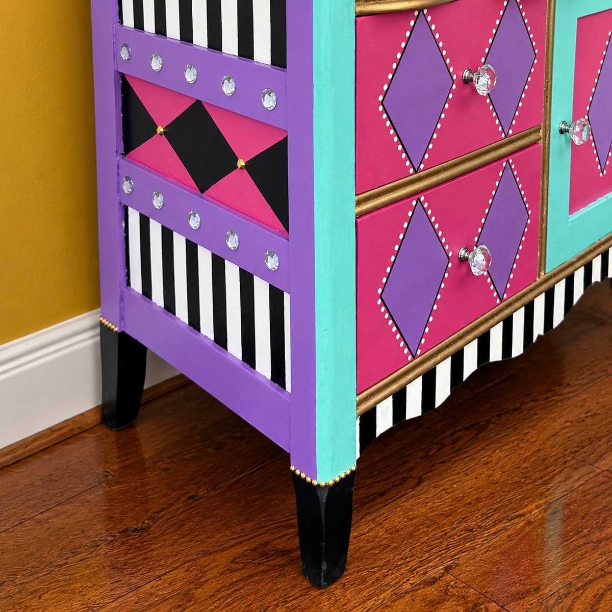 Funky Harlequin Cabinet