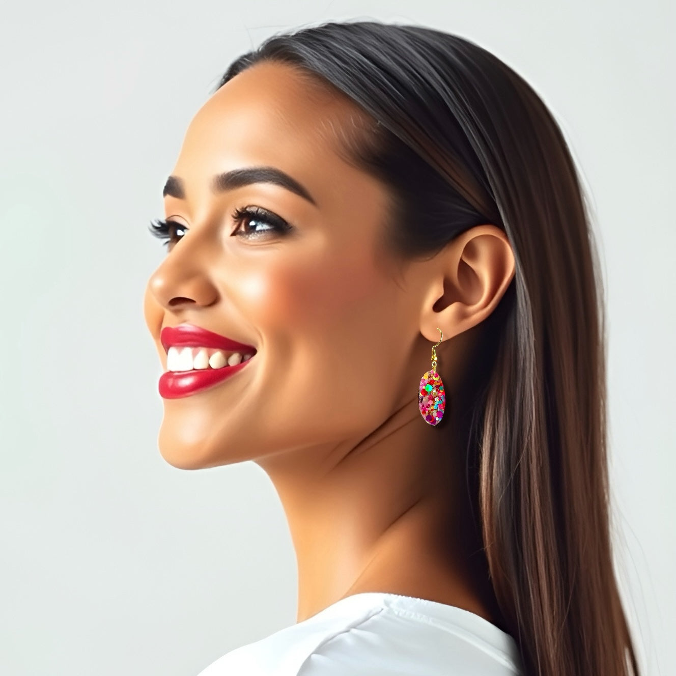 Fall Party Mix Dangle Set Resin Earrings