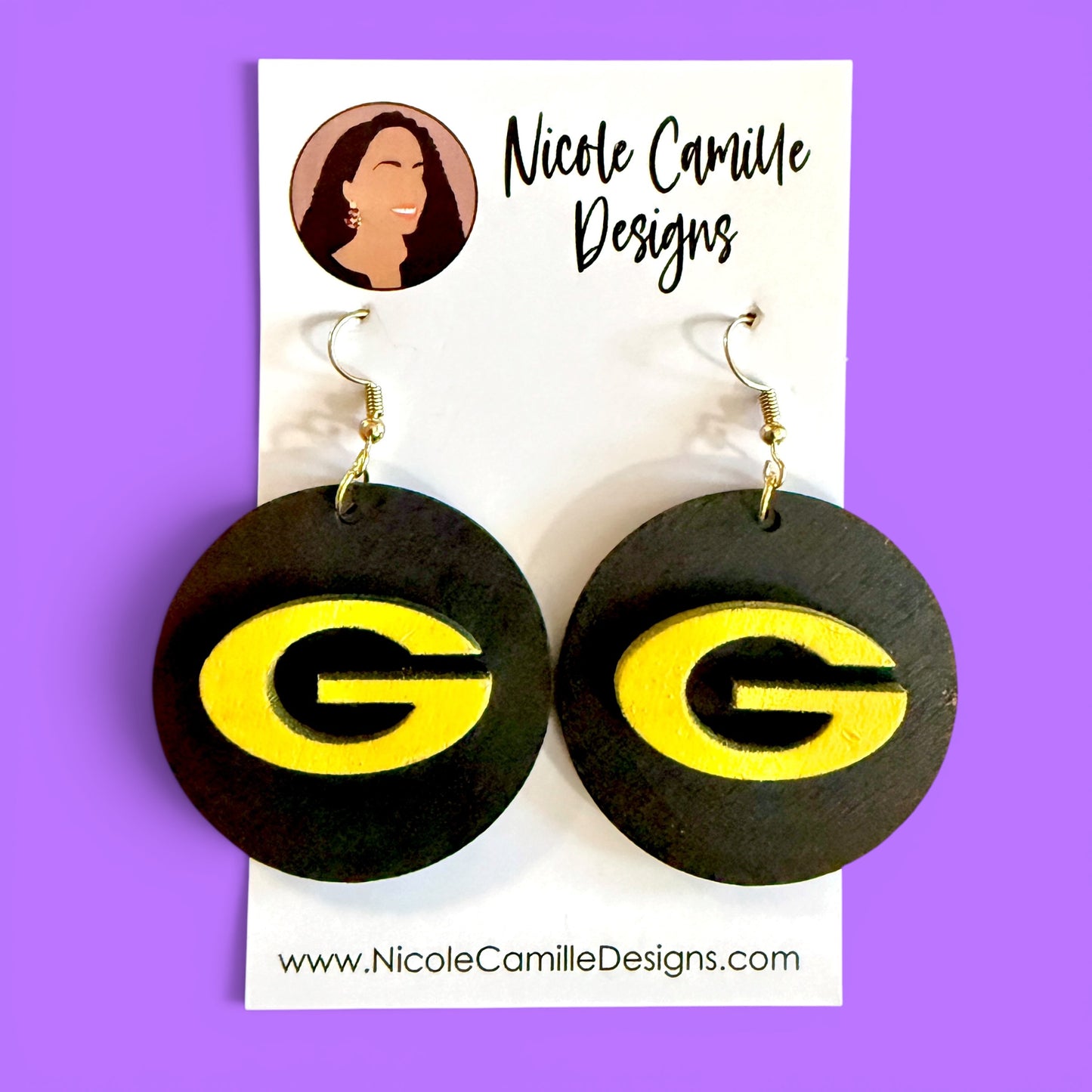 Grambling Wood Earrings