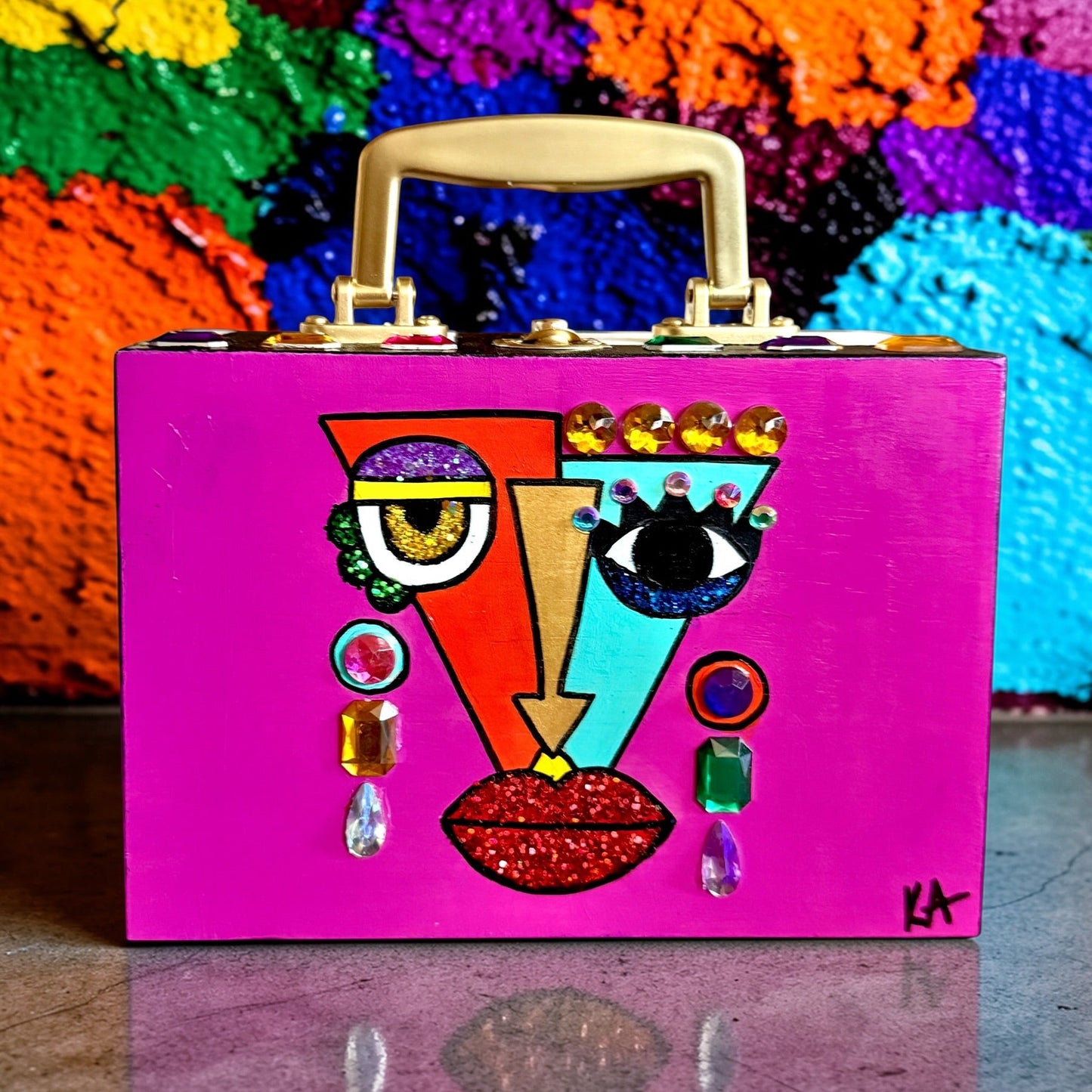 JCPA Wood Clutch Purse 2