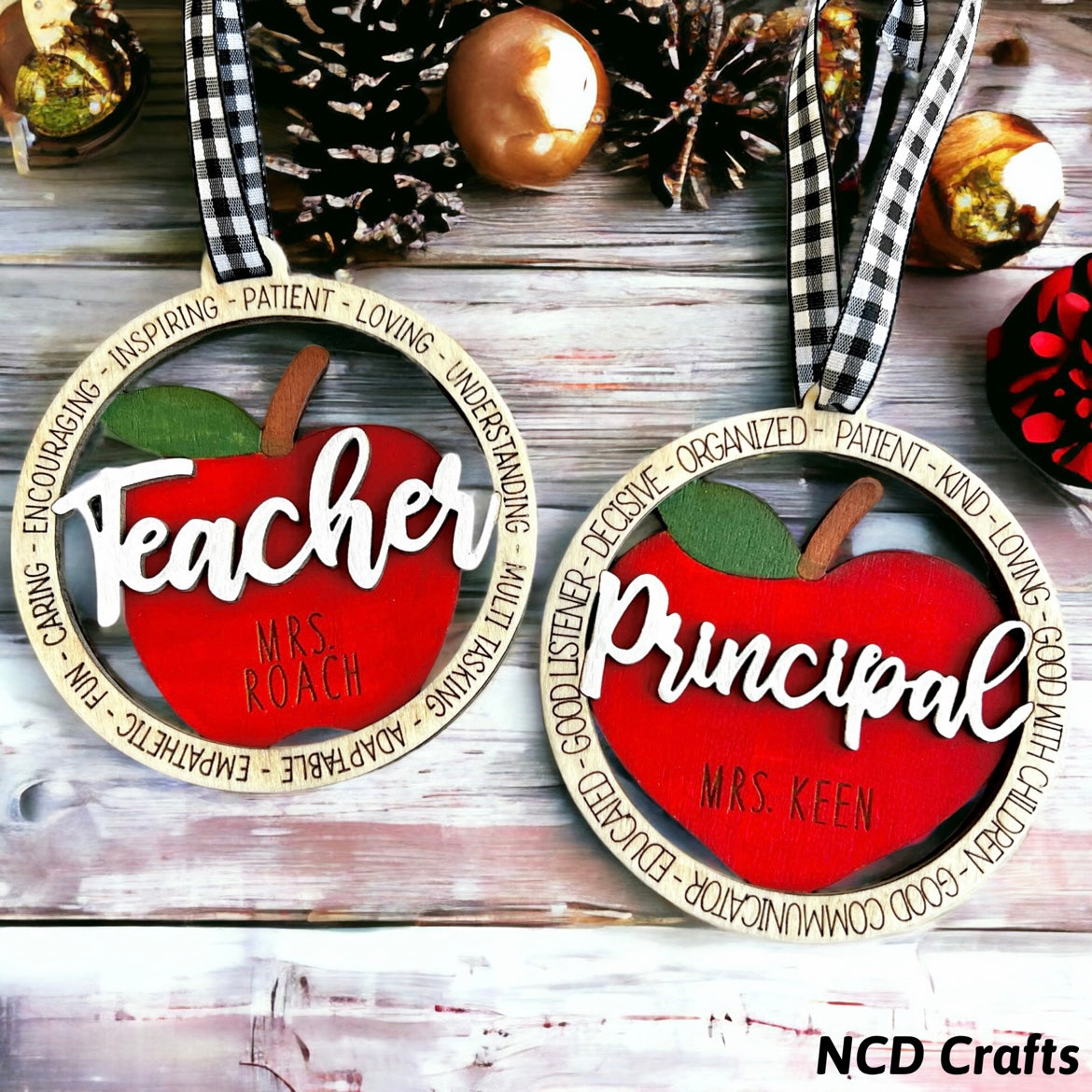 Teacher/Principal Christmas Ornament