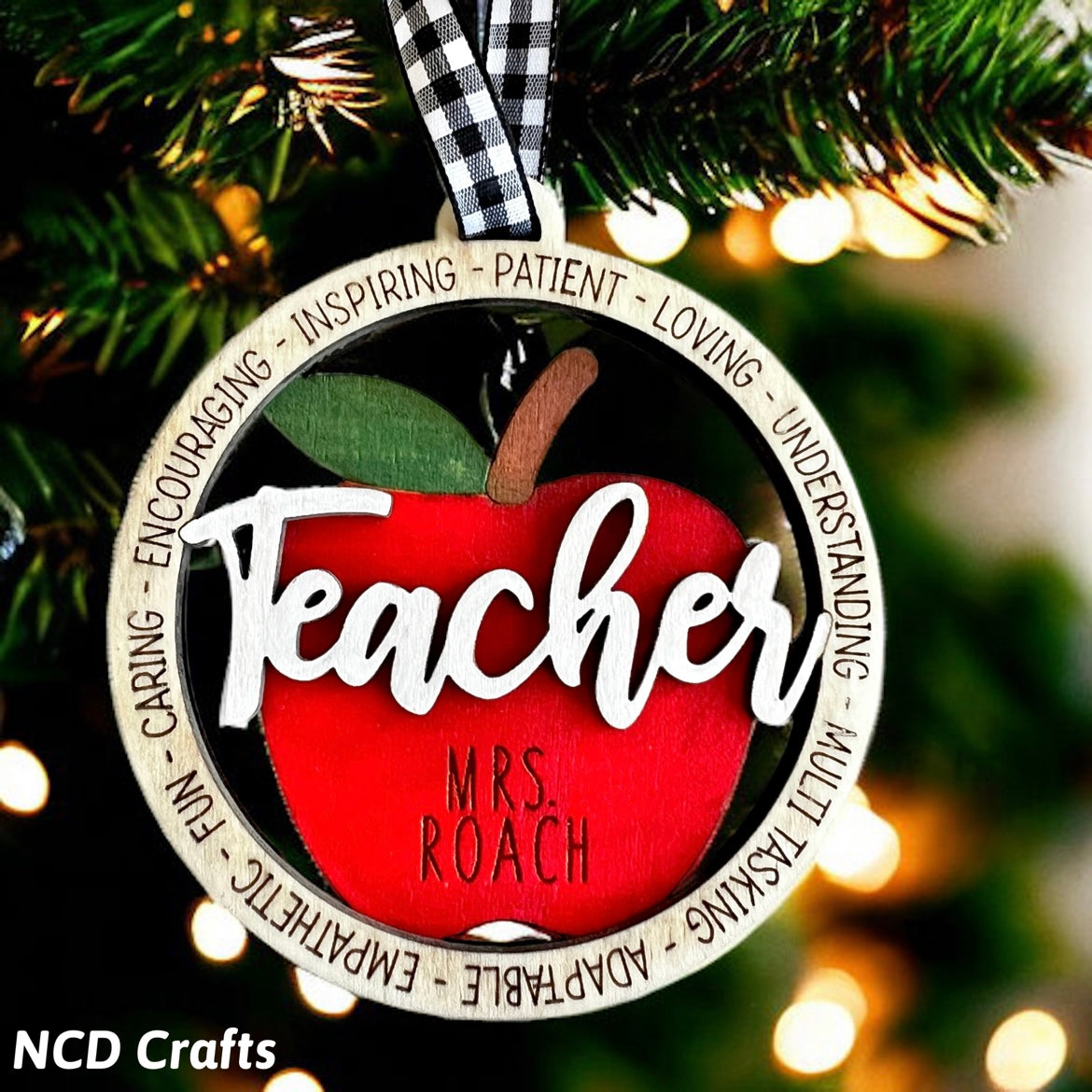 Teacher/Principal Christmas Ornament