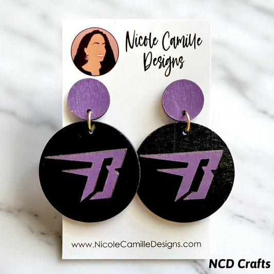 Bullitt Experience Wood Earrings