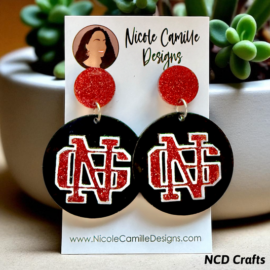 North Garland Acrylic Earrings