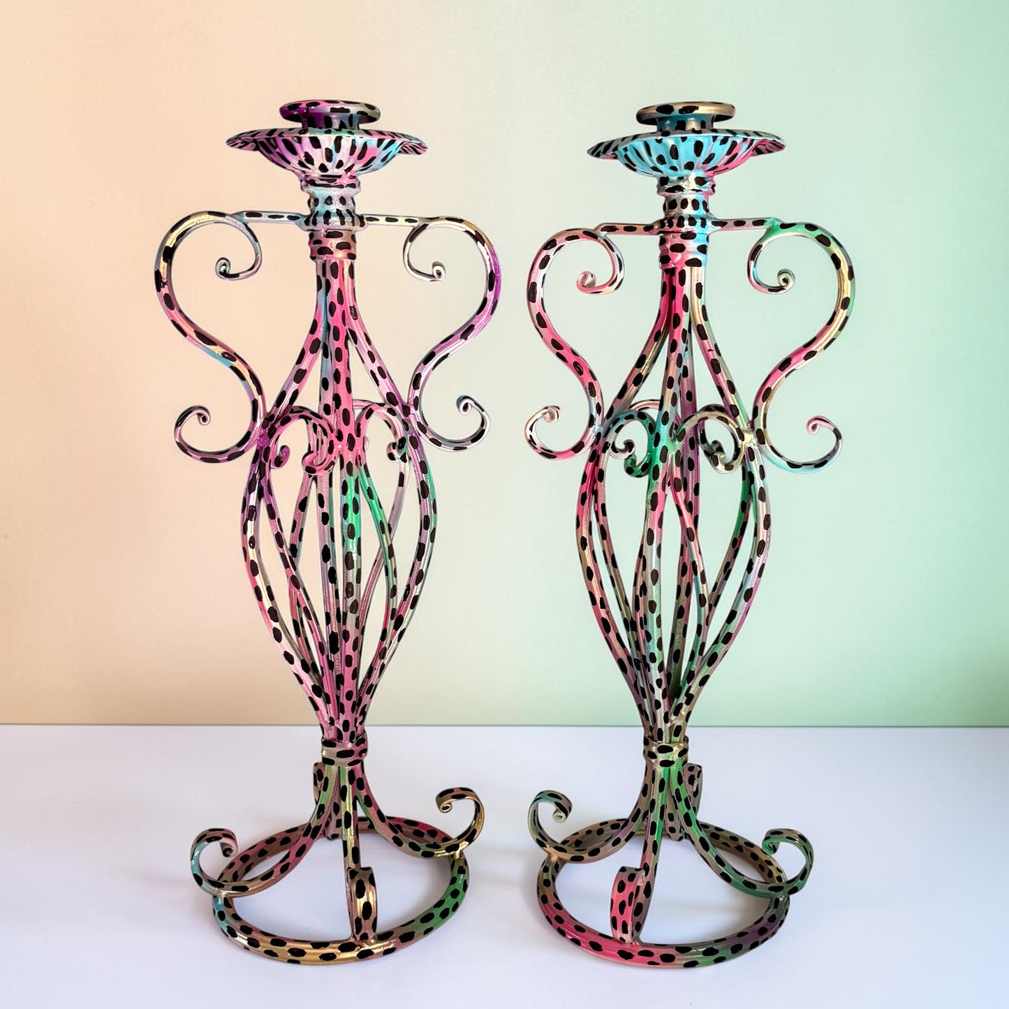 Funky Candle Holder (Set of 2)