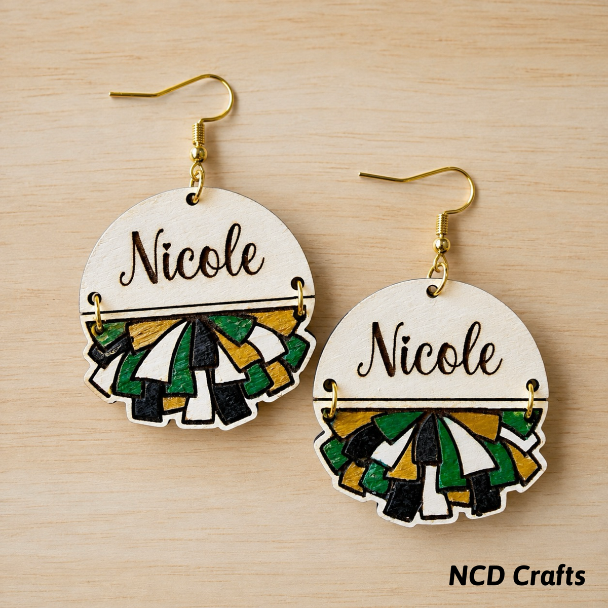 Cheer Wood Earrings