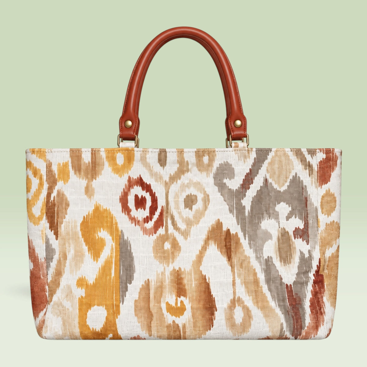 Gold Print Tote